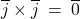 \overline{j} \times \overline{j} \: = \: \overline{0}