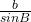 \frac{b}{sinB}