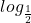 log_\frac{์1}{2}