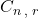 C_{n \: , \; r}