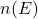 n(E)