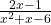 \frac{2x - 1}{x^2 + x - 6}