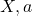 X, a