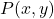 P(x,  y)