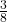 \frac{์3}{8}