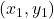 (x_1 ,  y_1)