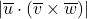 \lvert \overline{u} \cdot \left( \overline{v} \times \overline{w} \right) \rvert
