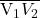 \overline{\hbox{{V_1 V_2}}}