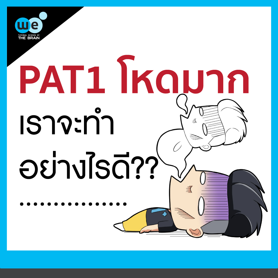 กวดวิชา we by the brain บทความ pat