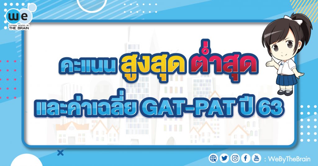 คะแนน-GAT-PAT ปี 63