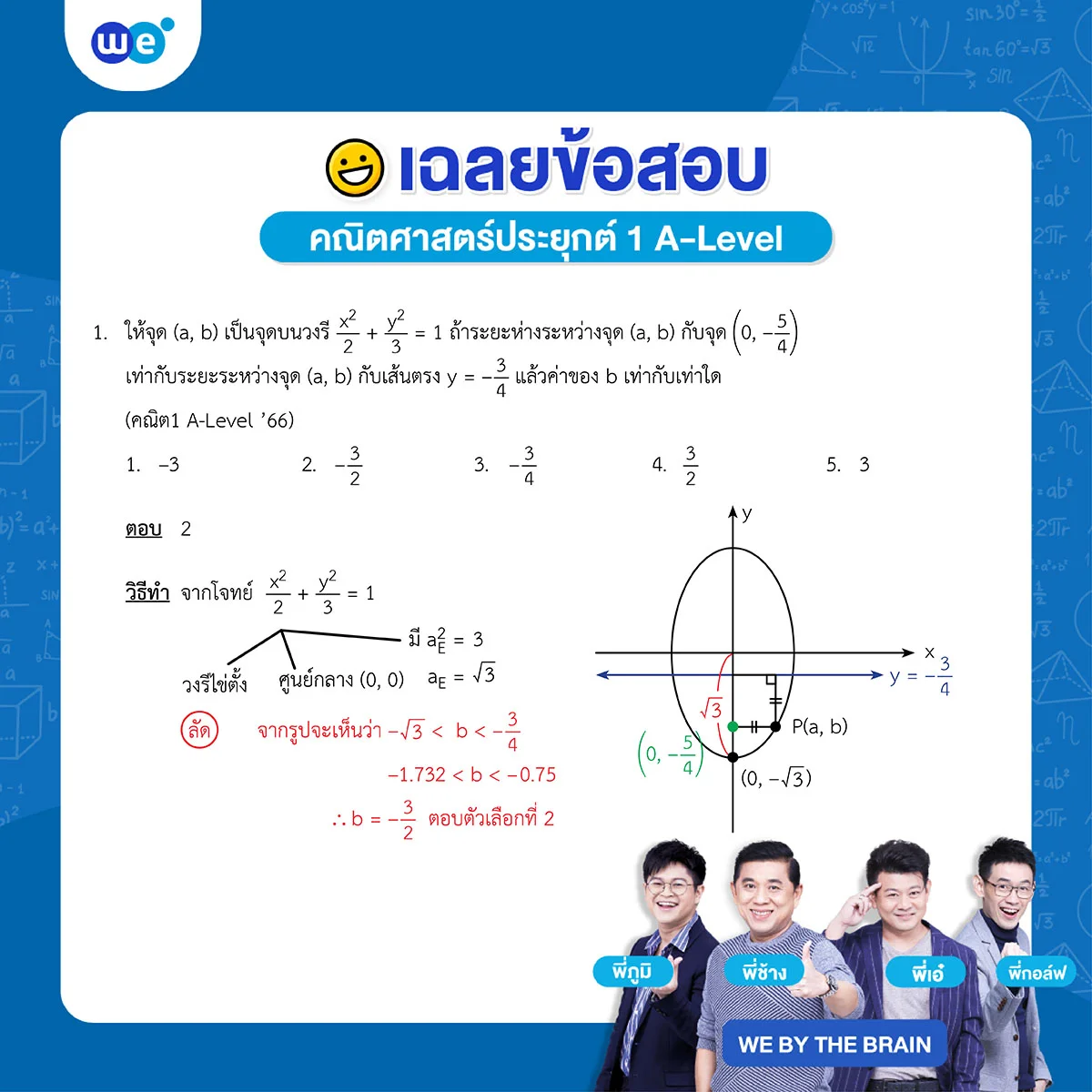 ตัวอย่างข้อสอบวิชาคณิตศาสตร์ประยุกต์ 1