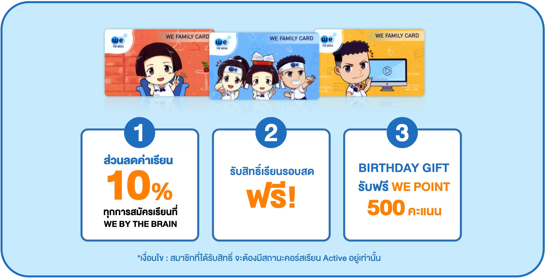 รูป WE FC CARD สวยงามน่ารักน่าสะสม 3 แบบ 3 สไตล์ พร้อมสิทธิพิเศษมากมาย