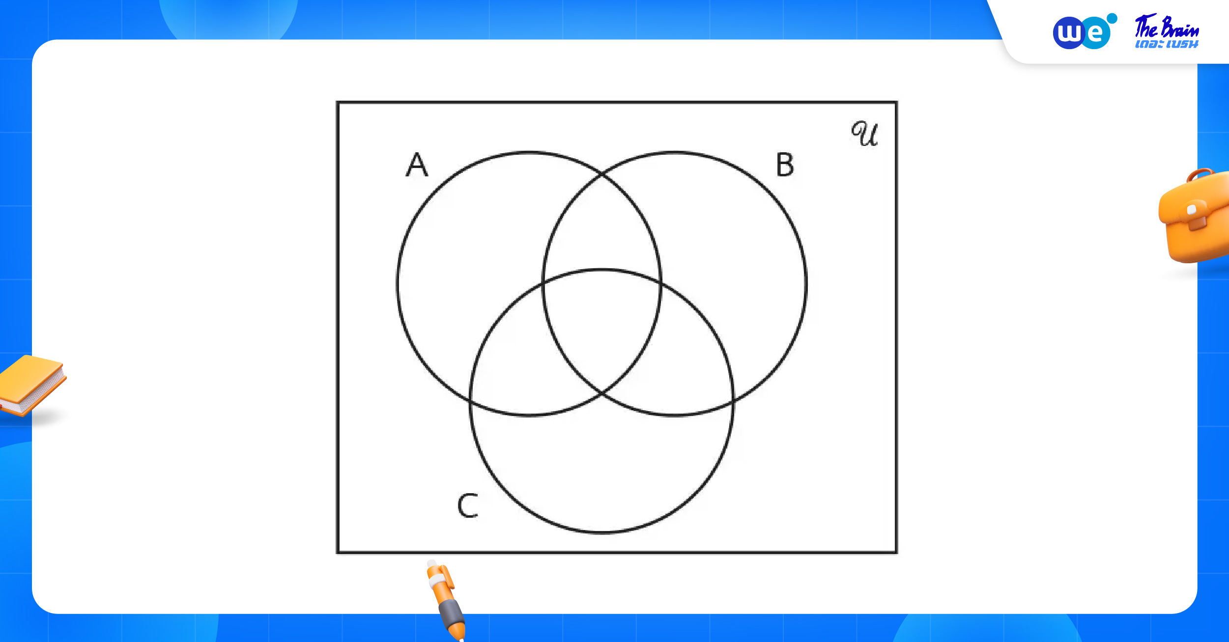 สูตรสำหรับ 3 เซต - สรุป เซต ม.4 เทอม 1