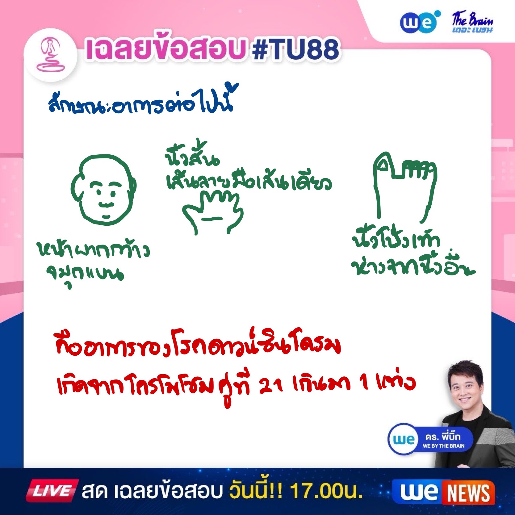ข้อสอบชีววิทยา สอบเข้า ม.4 เตรียมอุดมฯ ปี 68 พร้อมเฉลย #TU88 ข้อที่ 2