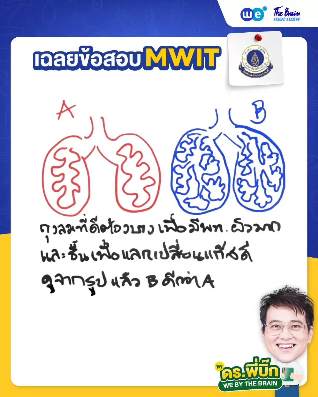 ข้อสอบ MWIT35 พร้อมเฉลย วิชาชีววิทยา ข้อที่ 3 - ดร.พี่บิ๊ก เดอะเบรน