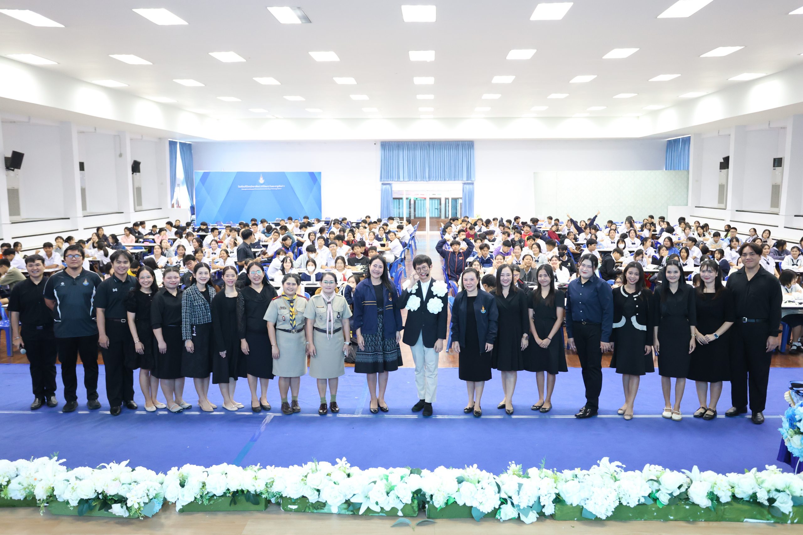 ภาพบรรยากาศกิจกรรมติว O-net,A-Level ณ โรงเรียนทีปังกรวิทยาพัฒน์ (ทวีวัฒนา) ในพระราชูปถัมภ์ฯ “พี่ยู - เดอะเบรน” - 01