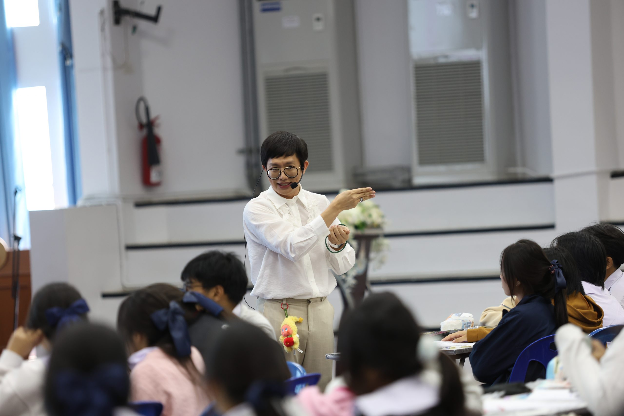 ภาพบรรยากาศกิจกรรมติว O-net,A-Level ณ โรงเรียนทีปังกรวิทยาพัฒน์ (ทวีวัฒนา) ในพระราชูปถัมภ์ฯ “พี่ยู - เดอะเบรน” - 15