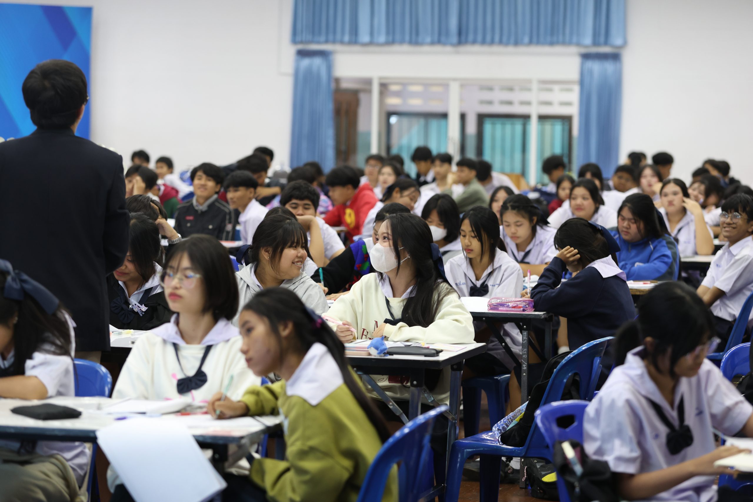 ภาพบรรยากาศกิจกรรมติว O-net,A-Level ณ โรงเรียนทีปังกรวิทยาพัฒน์ (ทวีวัฒนา) ในพระราชูปถัมภ์ฯ “พี่ยู - เดอะเบรน” - 22