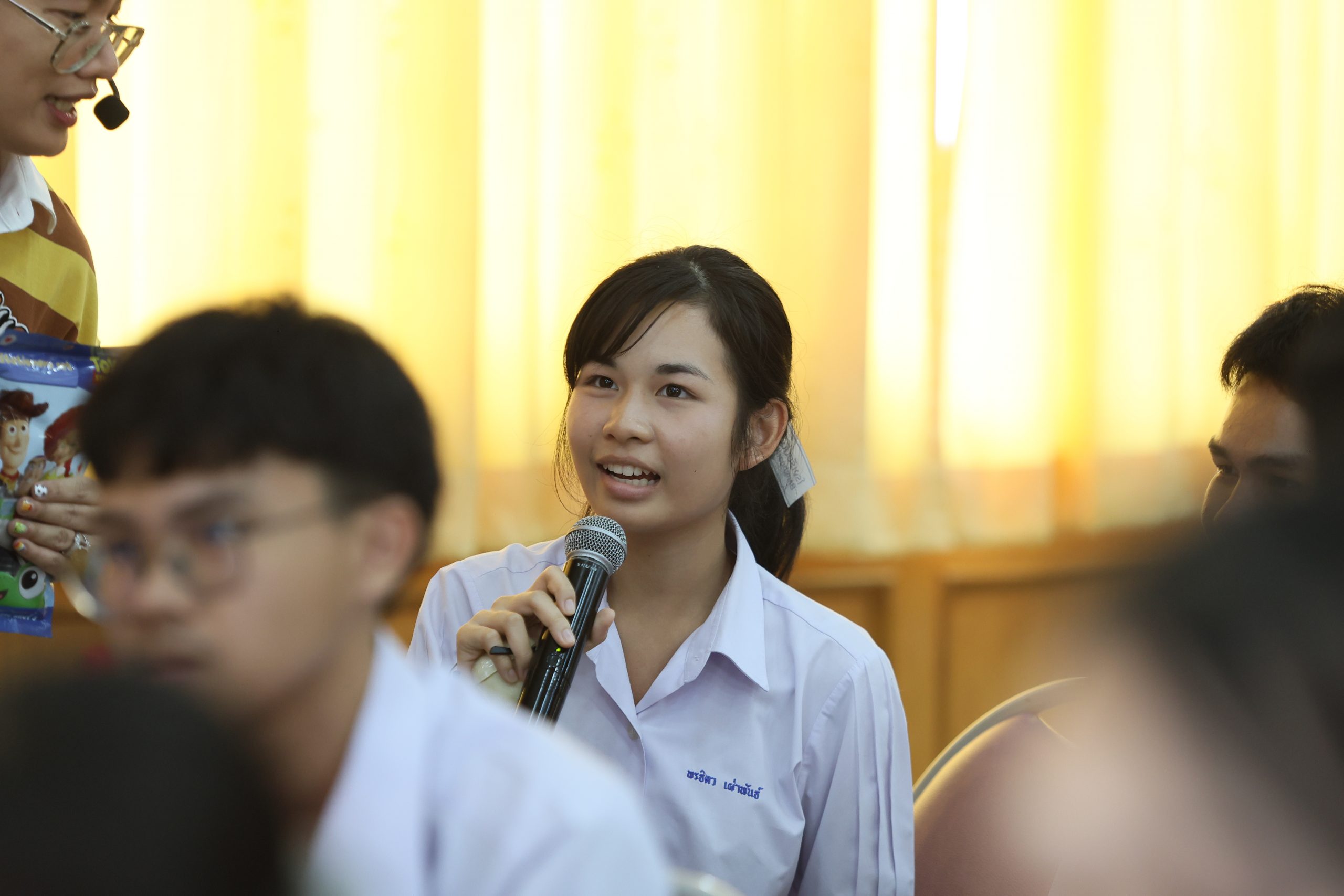 ภาพบรรยากาศกิจกรรมติว Road show TCAS ร่วมกับ BEM ณ โรงเรียนบางบัวทอง โดย “พี่ยู - เดอะเบรน” - 07
