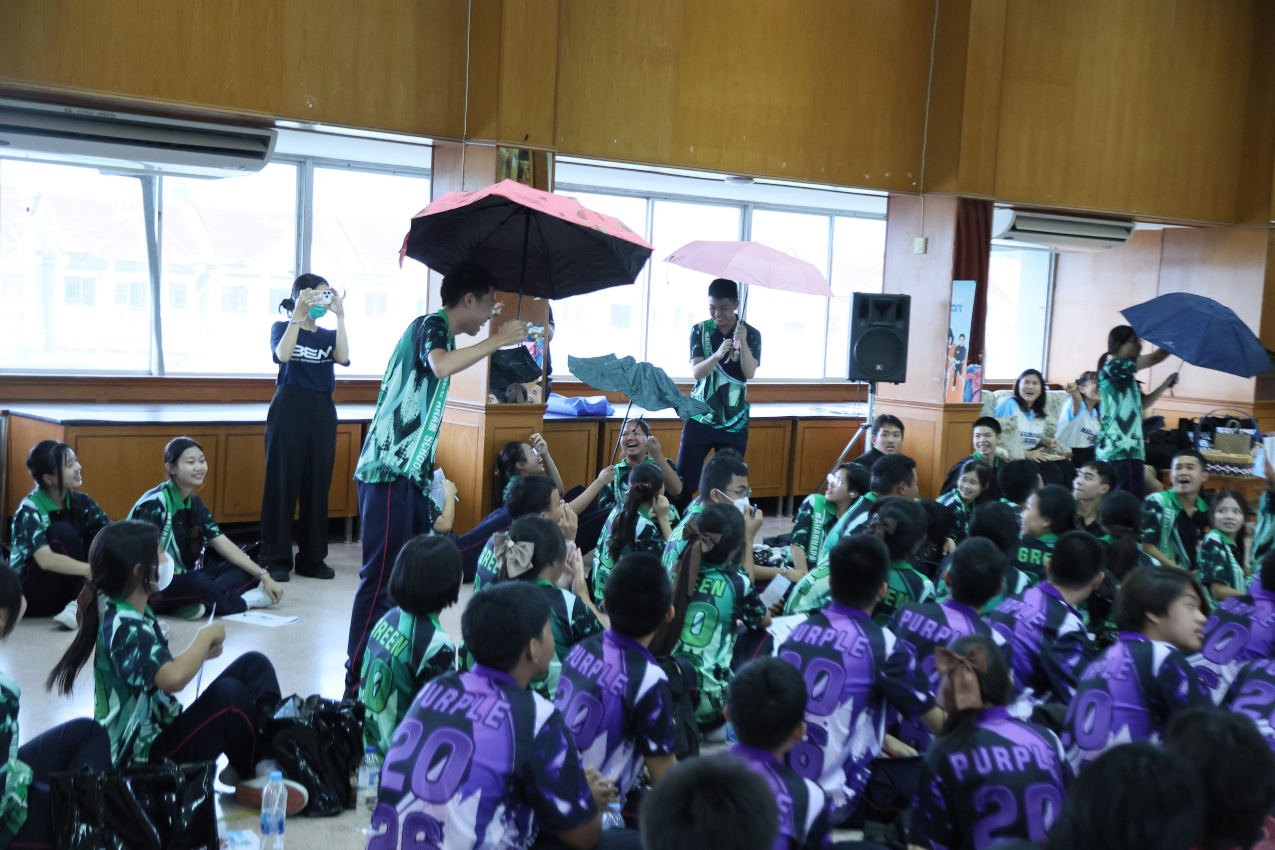 ภาพบรรยากาศกิจกรรมติว Road show TCAS ร่วมกับ BEM ณ โรงเรียนมหรรณพาราม โดย “พี่ยู - เดอะเบรน” - 07