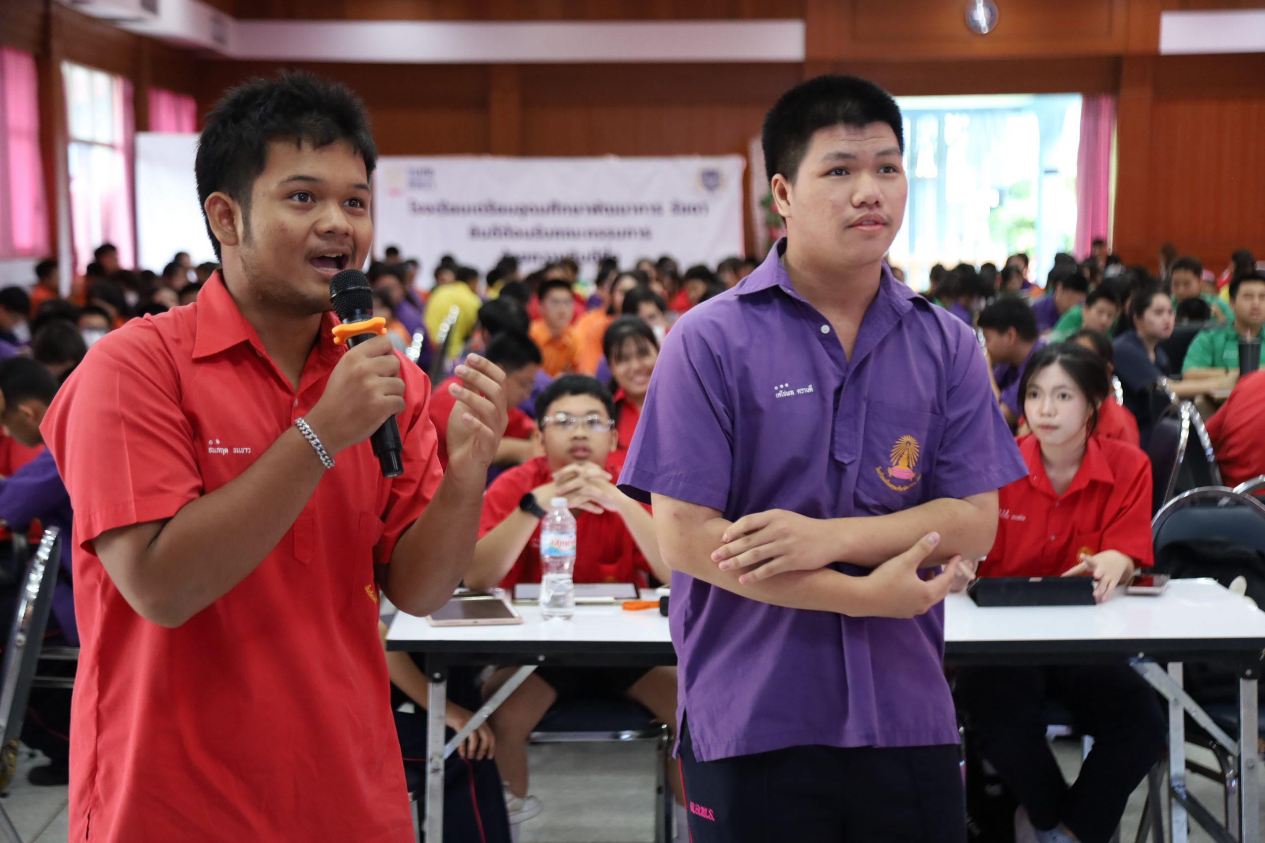 ภาพบรรยากาศกิจกรรมติว Road show TCAS ร่วมกับ BEM ณ โรงเรียนเตรียมอุดมศึกษาพัฒนาการ รัชดา โดย “พี่เอ๋ - เดอะเบรน” - 04