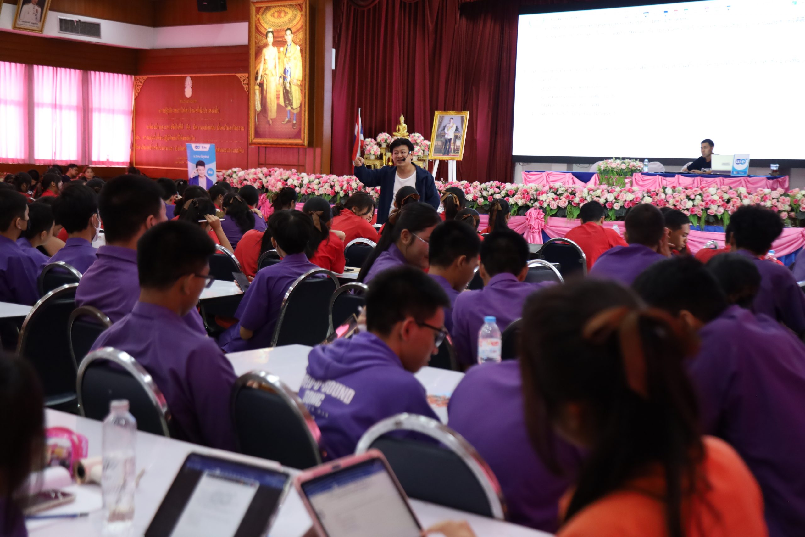 ภาพบรรยากาศกิจกรรมติว Road show TCAS ร่วมกับ BEM ณ โรงเรียนเตรียมอุดมศึกษาพัฒนาการ รัชดา โดย “พี่เอ๋ - เดอะเบรน” - 06