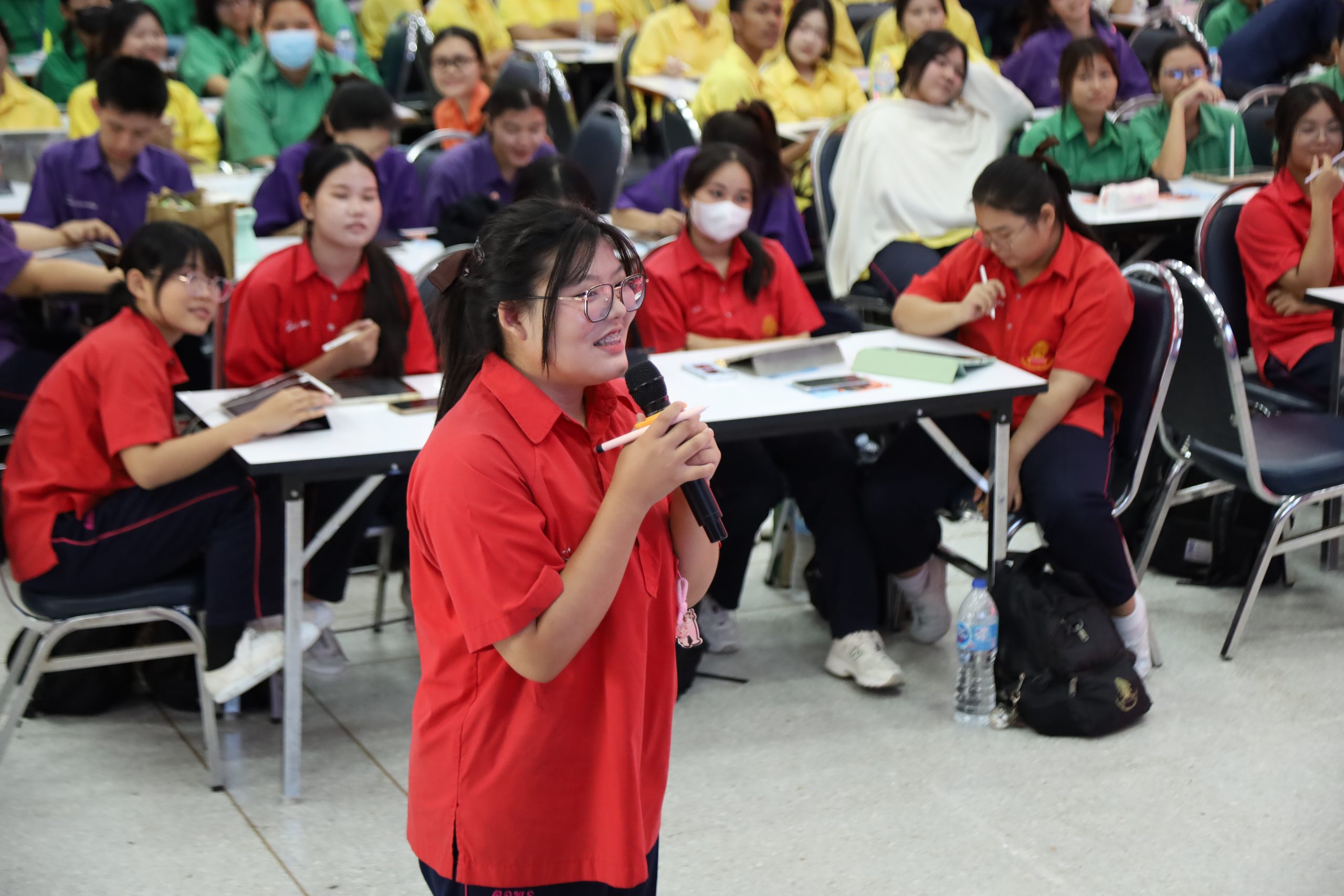 ภาพบรรยากาศกิจกรรมติว Road show TCAS ร่วมกับ BEM ณ โรงเรียนเตรียมอุดมศึกษาพัฒนาการ รัชดา โดย “พี่เอ๋ - เดอะเบรน” - 09