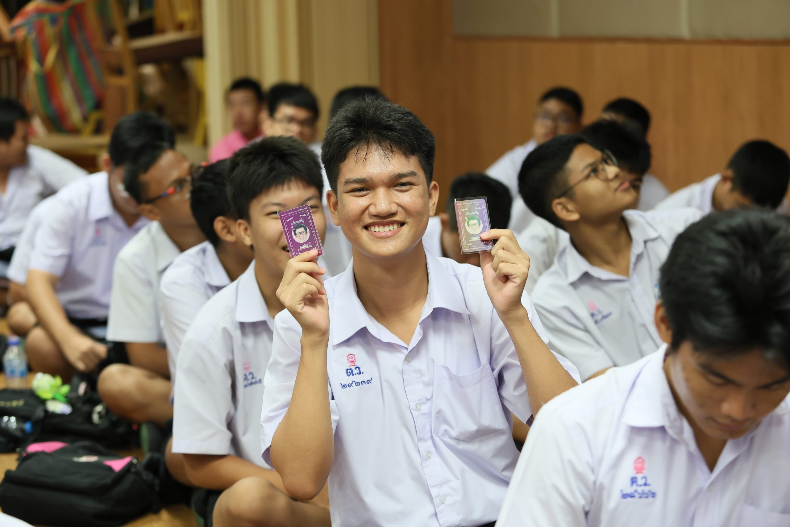 ภาพบรรยากาศกิจกรรมติว Road show TCAS ร่วมกับ BEM ณ โรงเรียนไตรมิตรวิทยาลัย โดย “พี่ยู - เดอะเบรน” - 06