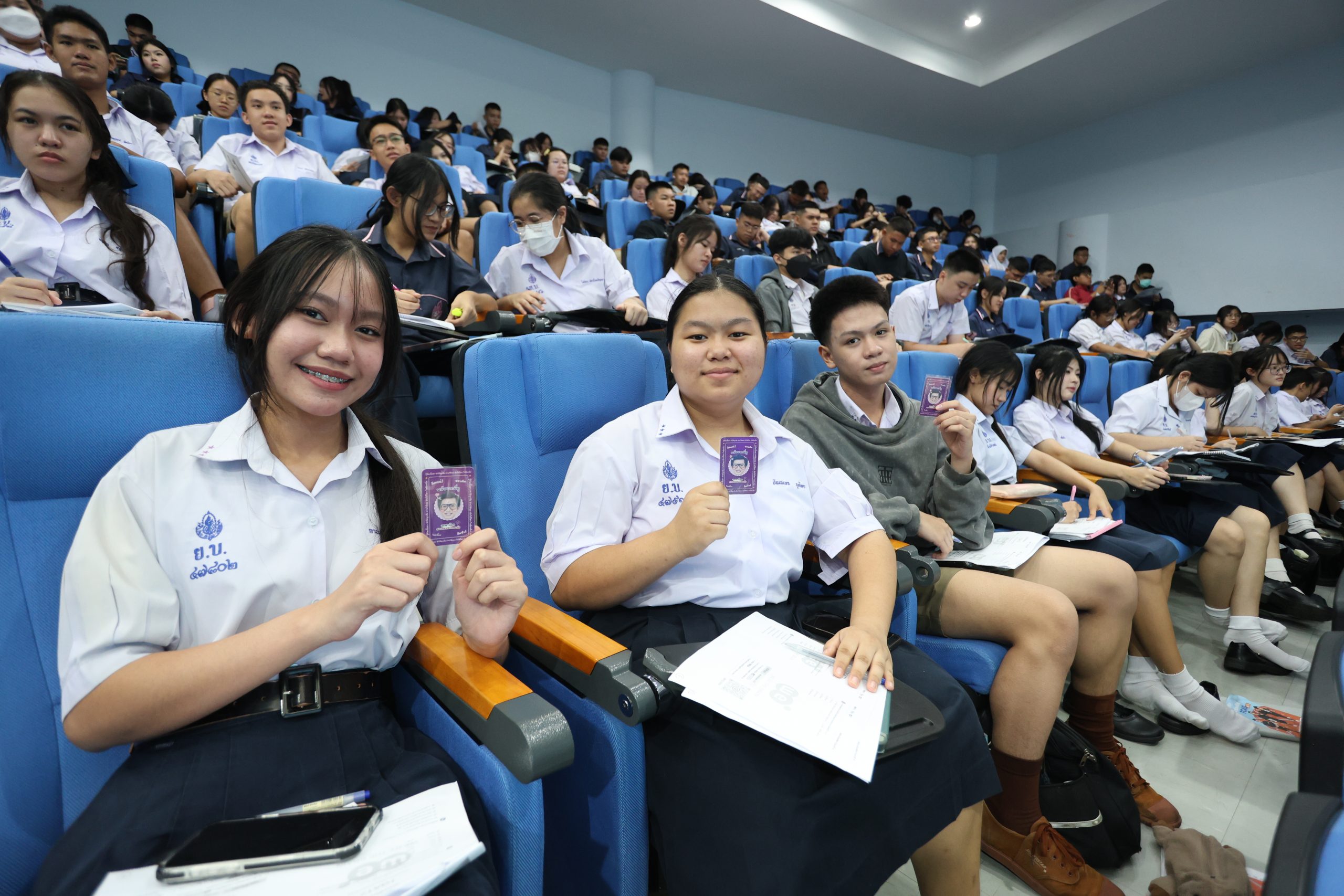 ภาพบรรยากาศกิจกรรมติว Road show TCAS ร่วมกับ BEM ณ โรงเรียนโยธินบูรณะ โดย “พี่ยู - เดอะเบรน” - 08