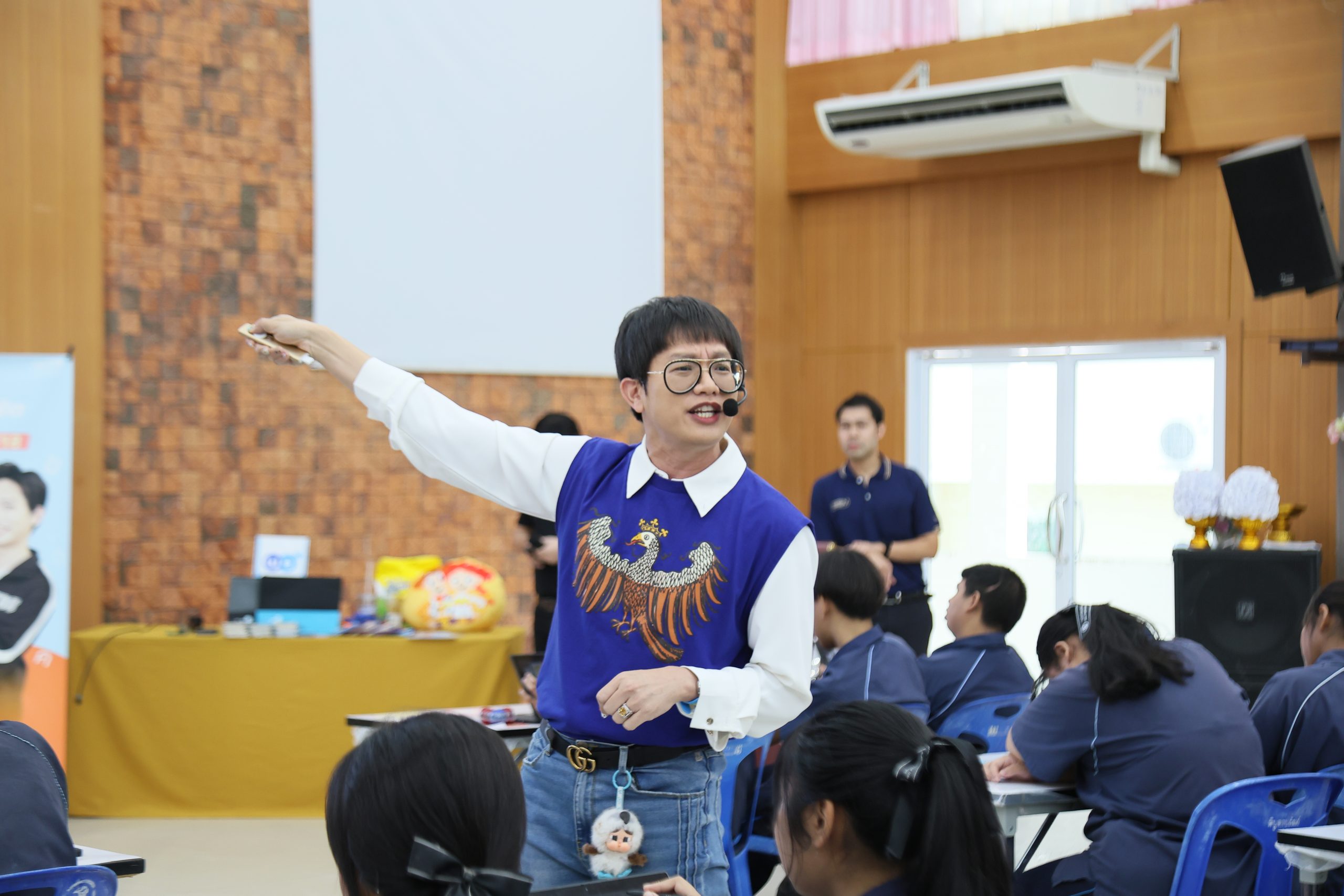 ภาพบรรยากาศกิจกรรมติว Road show TCAS ร่วมกับ BEM ณ โรงเรียนพิบูลอุปถัมภ์ โดย “พี่ยู - เดอะเบรน” - 02