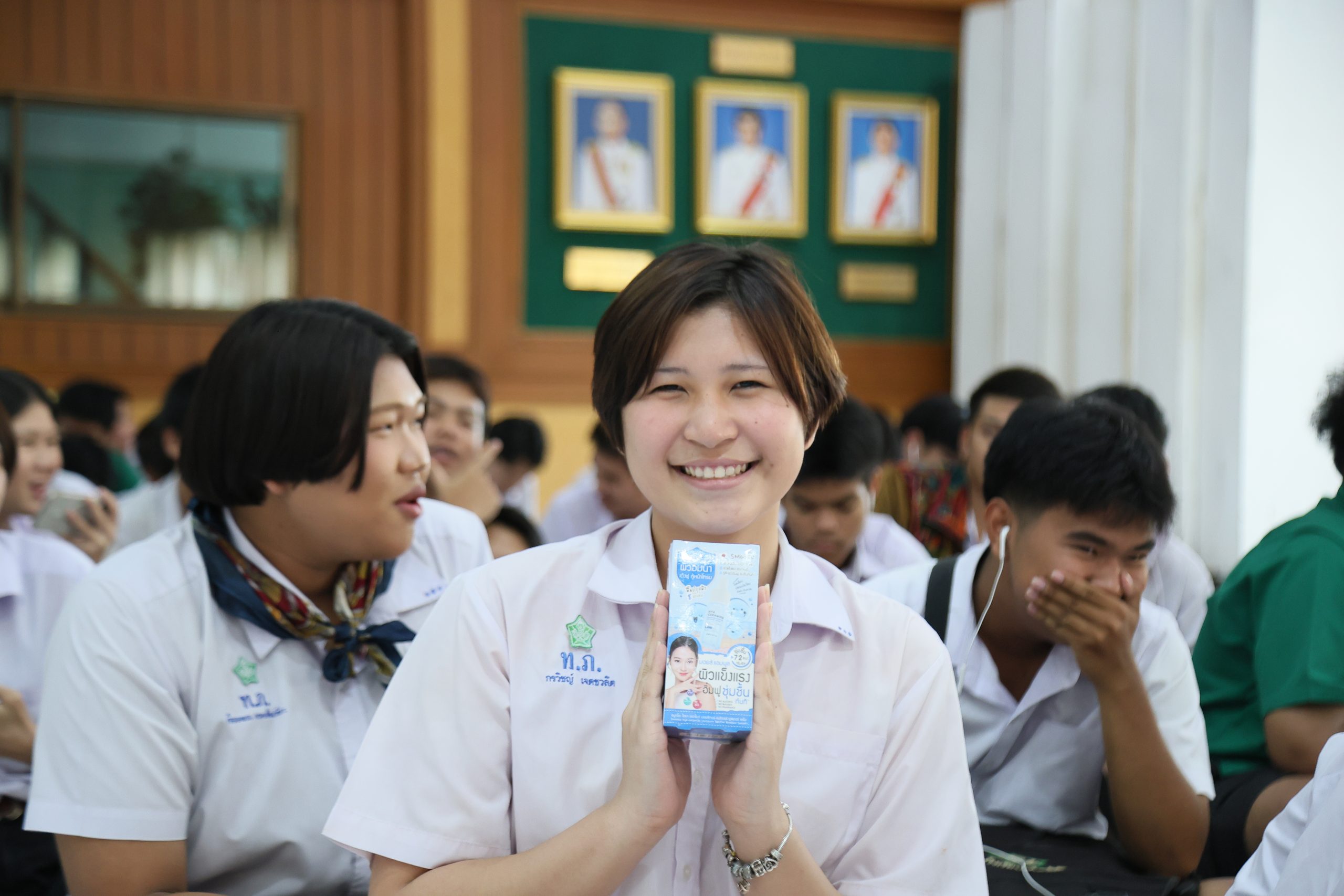 ภาพบรรยากาศกิจกรรมติว Road show TCAS ร่วมกับ BEM ณ โรงเรียนทวีธาภิเศก โดย “พี่ยู - เดอะเบรน” - 05