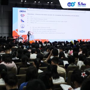 ภาพบรรยากาศกิจกรรมติว Road show TCAS ร่วมกับ BEM ที่ สามย่านมิตรทาวน์ โดย “พี่เอ๋ - เดอะเบรน , พี่ยู - เดอะเบรน , พี่นุ้ย - เดอะเบรน” - 08