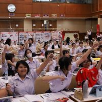 ภาพบรรยากาศกิจกรรมติวภาษาไทย A-Level ณ โรงเรียสตรีวิทยา โดย “พี่ยู - เดอะเบรน” - 16